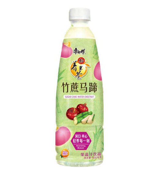Mr. Kon  Sugarcane & water chestnut drink (康师傅甘蔗马蹄饮料500毫升)