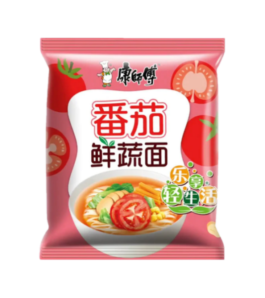Mr. Kon Noodle tomato vegetable noodle (康師傅 蕃茄鮮蔬麵)