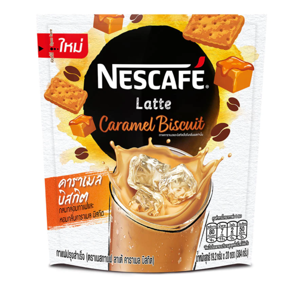 Nescafe Nescafe latte caramel biscuit flavor