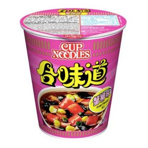 Nissin Cup noodle crab flavor (出前一丁 蟹柳味)