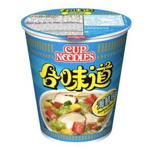 Nissin Cup noodle seafood flavour (合味道海鮮杯麵)
