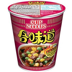 Nissin Cup noodle spicy beef flavor (合味道香辣牛肉杯麵)