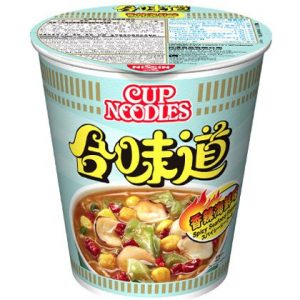Nissin Cup noodle spicy seafood flavour (合味道香辣海鮮杯麵)