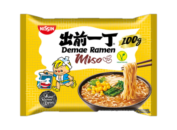 Nissin  Nissin demae ramen miso flavor noodles