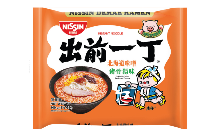 Nissin  Noodle hokkaido miso tonkotsu flavor (出前一丁北海道麵鼓湯麵)