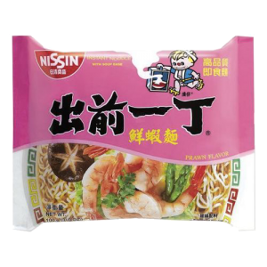 Nissin  Noodle shrimp flavour (出前一丁鲜蝦麵)