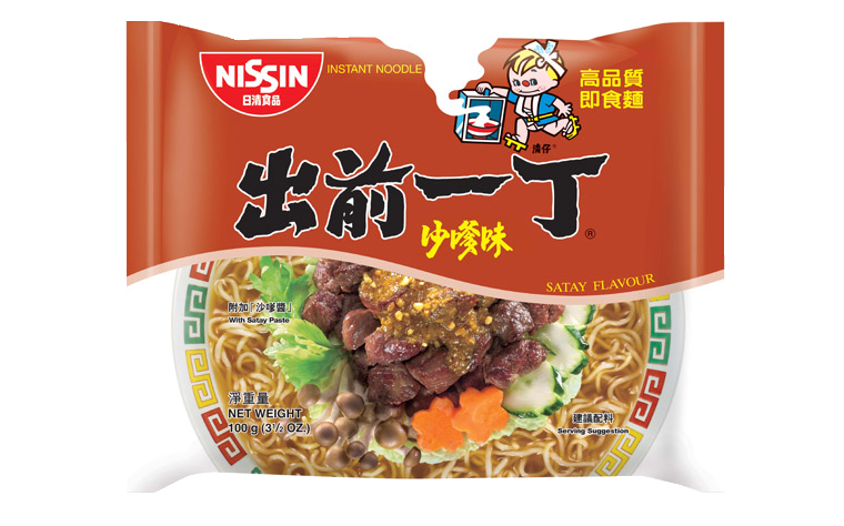 Nissin Noodle satay flavour (出前一丁 沙爹味泡面)