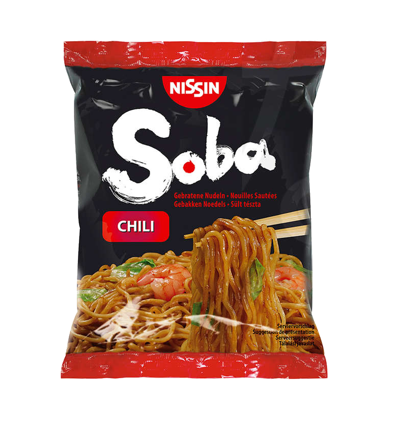 Nissin  Fried soba noodle chili flavor Japanese style