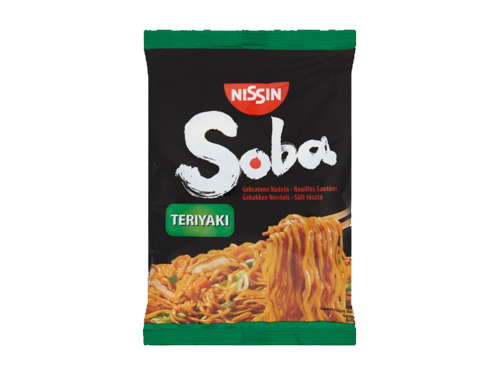 Nissin Fried soba noodle teriyaki flavor Japanese style