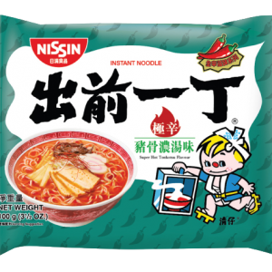 Nissin Noodles super hot tonkotsu flavour (出前一丁極辛猪骨麵)