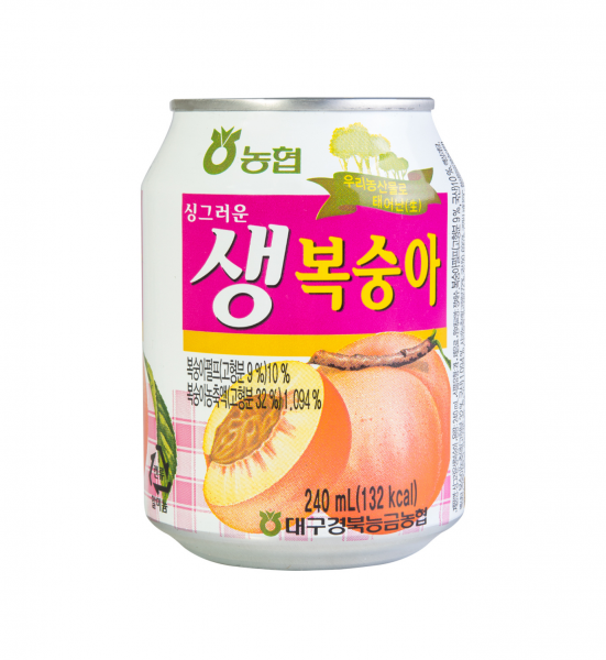 Nonghyup Korean peach drink (농협 생복숭아 쥬스)