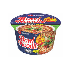 Nongshim Bowl noodle hot & spicy flavor