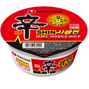 Nongshim Shin bowl noodle spicy ramyun