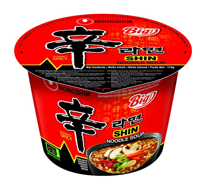 Nongshim Big bowl noodle shin ramyun spicy flavour