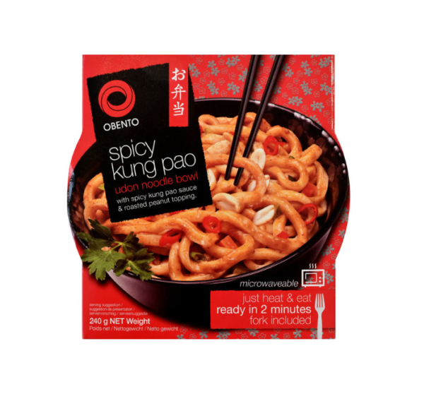 Obento Bowl noodle spicy kung pao udon (宮保醬烏冬)