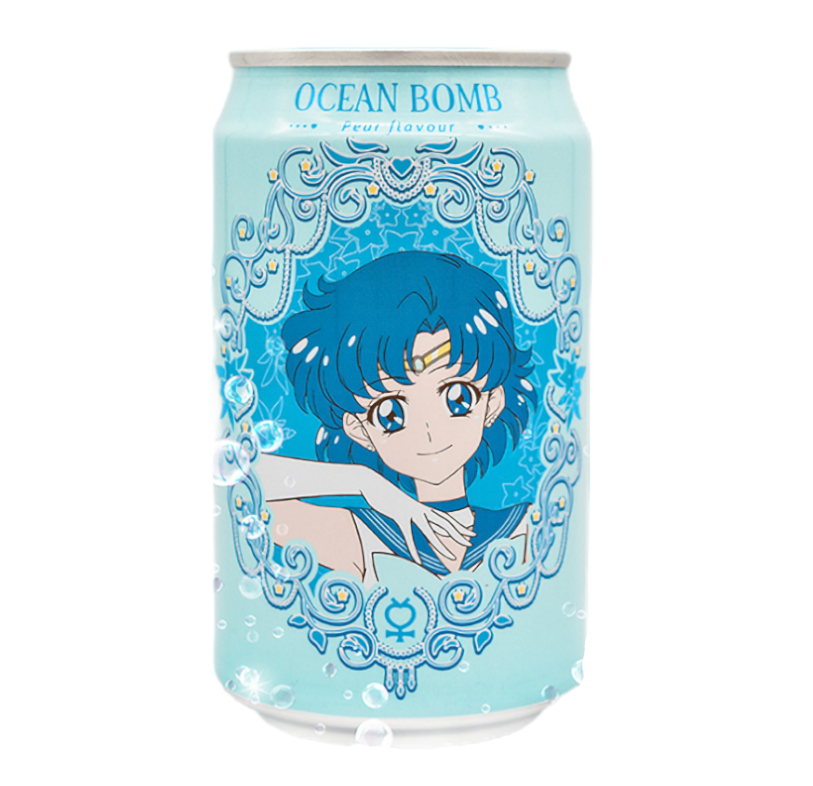 Ocean Bomb Sailor moon sparkling water pear flavor