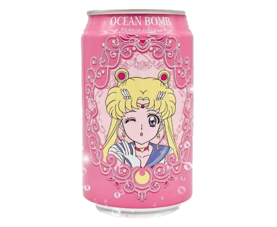 Ocean Bomb Sailor Moon sparkling water pomelo flavour