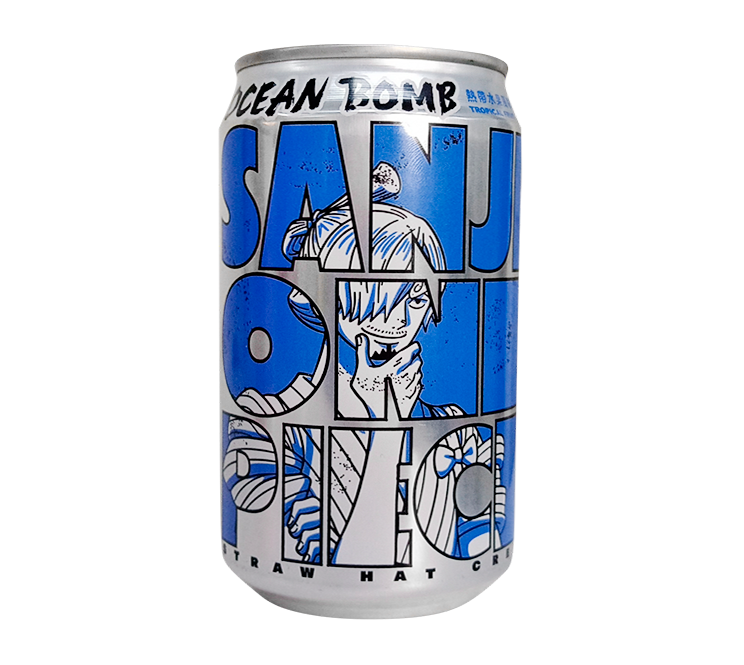 One Piece Sanji sparkling water tropical fruit flavor