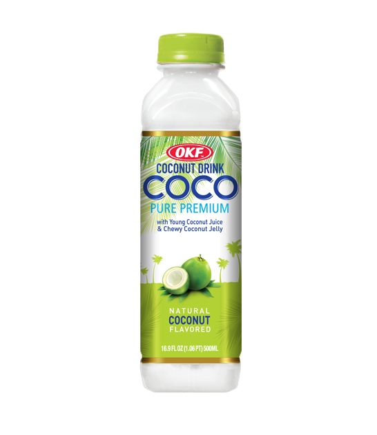 OKF Coconut drink with coconut jelly