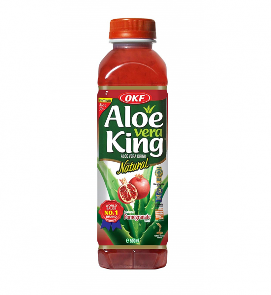 OKF Aloe vera drink with pomegranate flavor