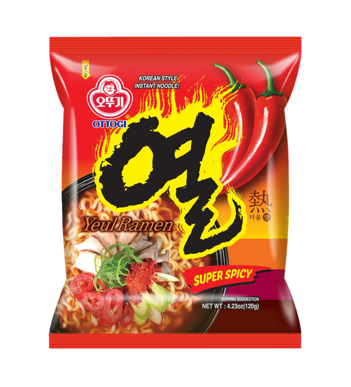 Ottogi  Korean style noodles yeul ramen (오뚜기 열라면-멀티)