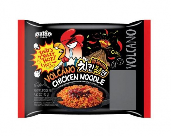 Paldo Volcano noodle hot chicken flavor