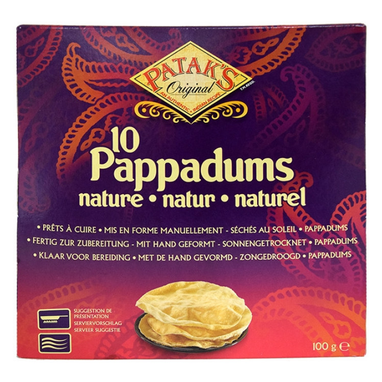 Patak's Pappadums naturel
