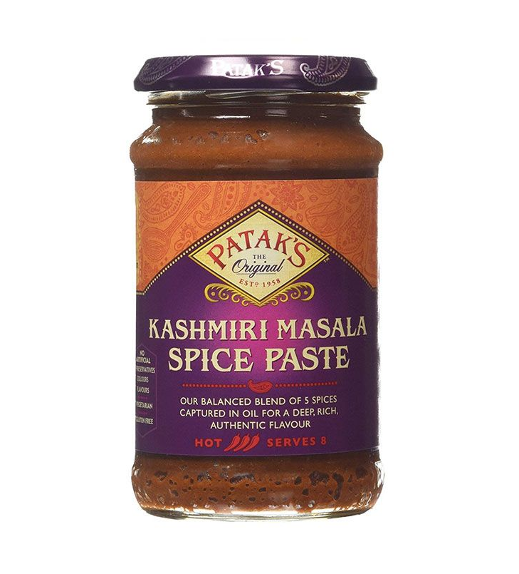Patak's Kashmiri masala pasta (heet)