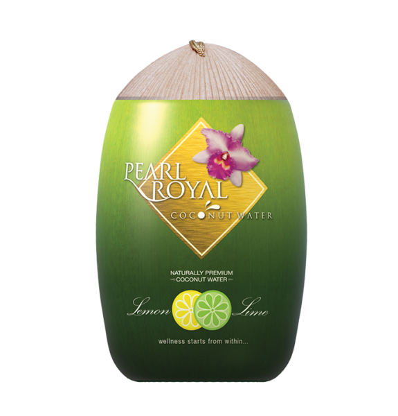 Pearl Royal Coconut water with lemon-lime flavor