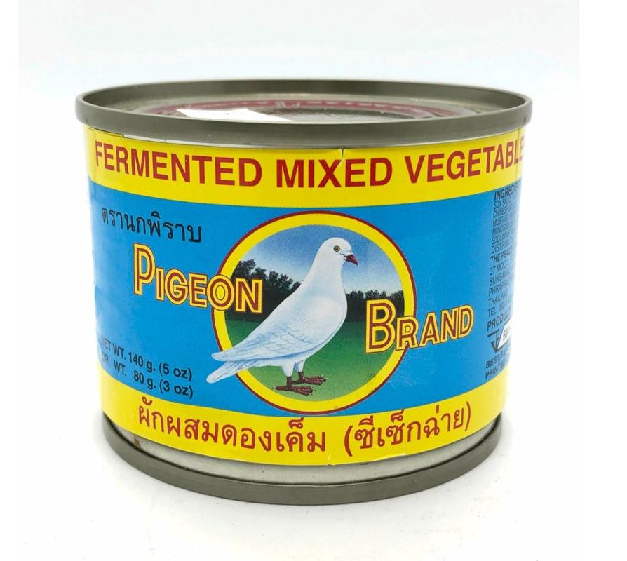 Pigeon Brand Fermented mixed vegetables in soy sauce