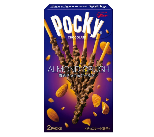 Glico Pocky chocolate biscuit almond crush