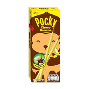 Glico Pocky biscuit sticks chocolate banana flavor