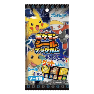 Coris Pokemon stickers and soda gum