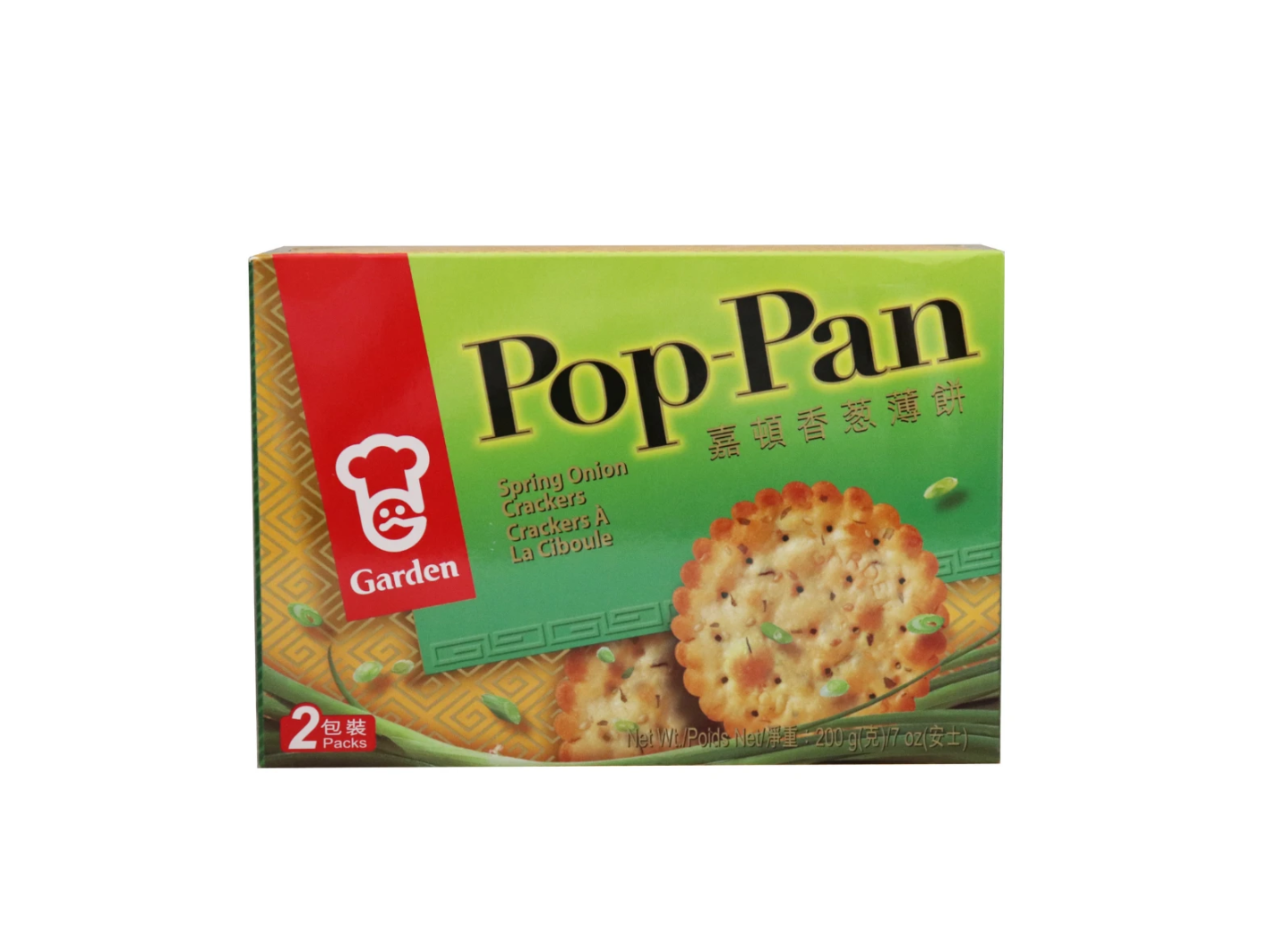 Garden Pop-Pan spring onion crackers (嘉頓香蔥薄餅)