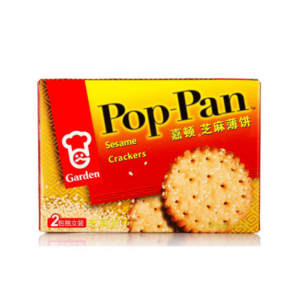 Garden Pop-Pan sesame crackers (嘉頓芝麻薄餅)