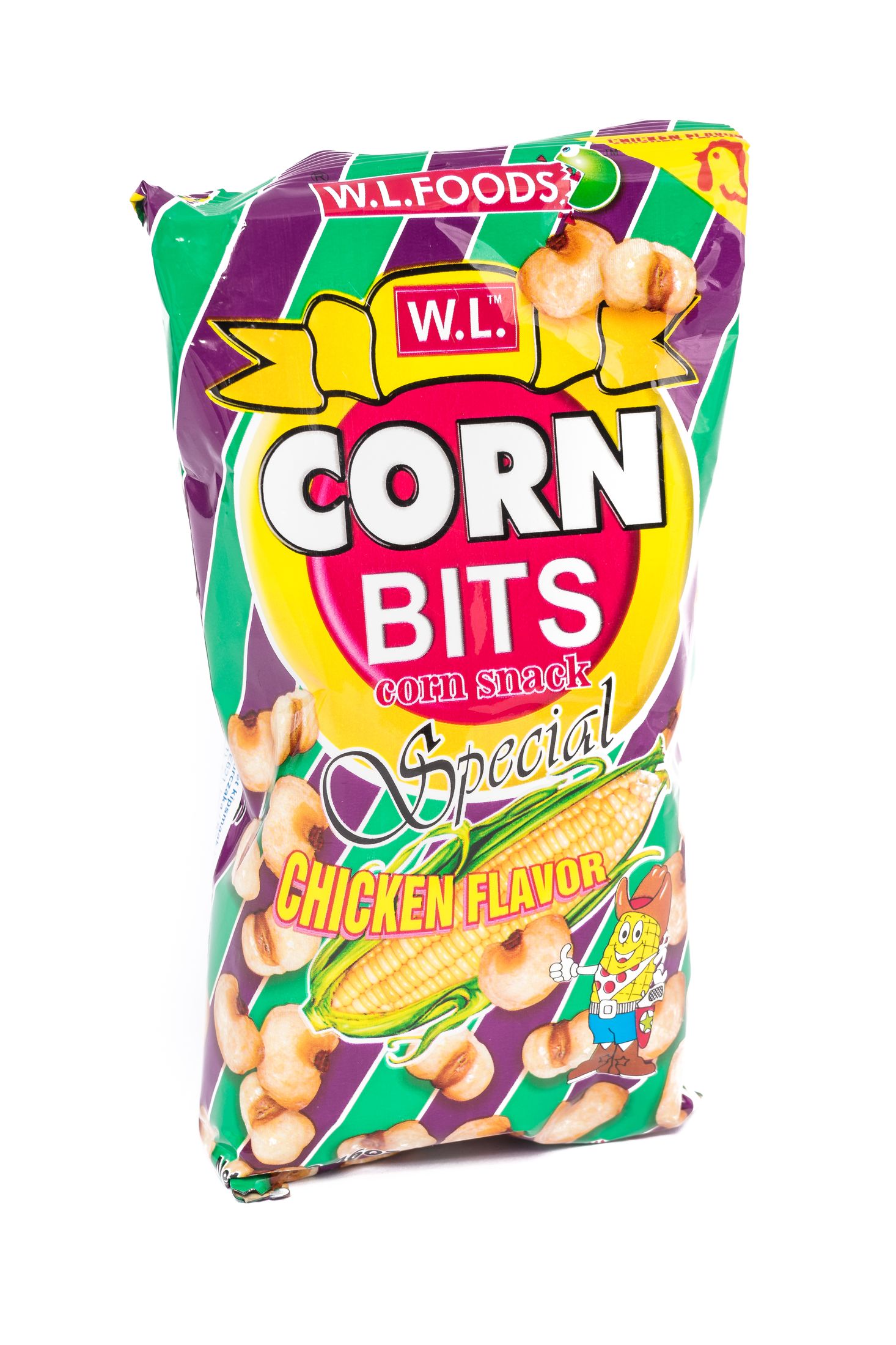 W.L. Foods  Corn bits chicken flavor