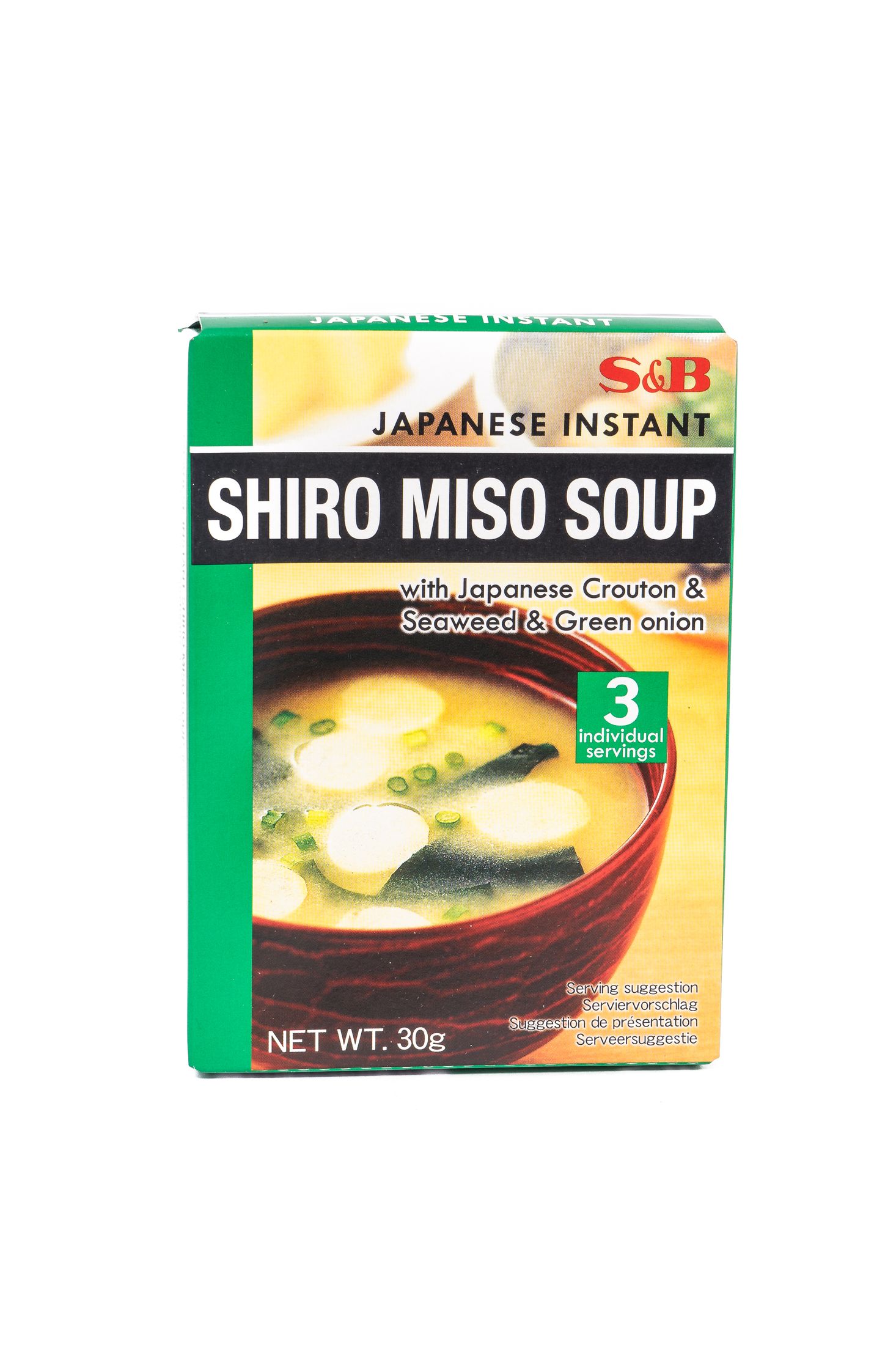 S&B Japanse instant witte miso soep