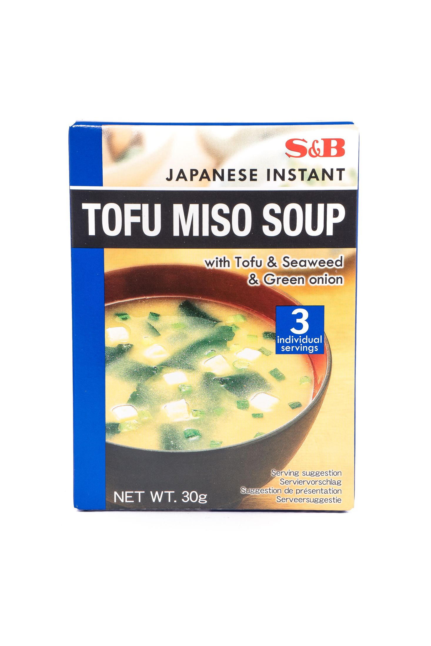 S&B Japanse instant tofu miso soep