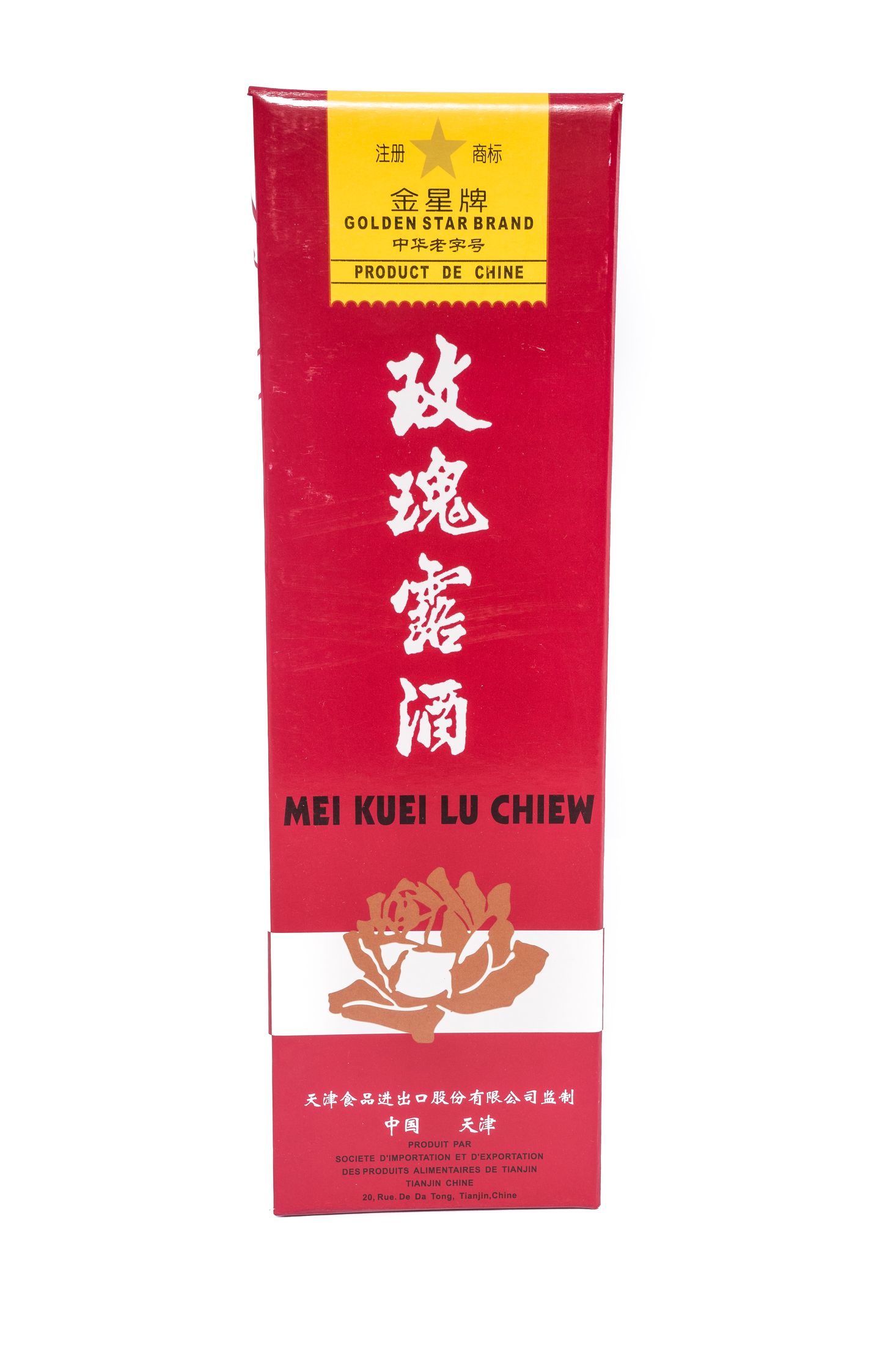Mei kuei lu chiew 54% ALC. (玫瑰露酒)