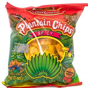 Tropical Gourmet Plantain banana chips spicy