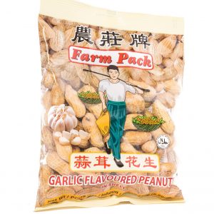 Farm Pack Roasted peanuts garlic flavor