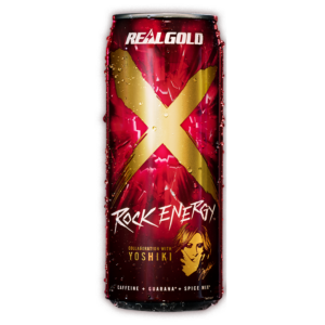 Real Gold Rock energy drink X