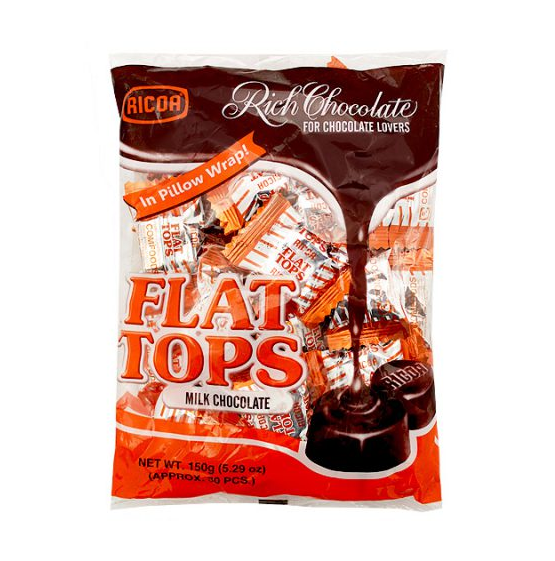 Ricoa Flat tops milk chocolate