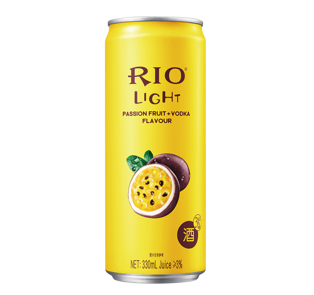 Rio Light Vodka passion fruit flavour 3% ALC.