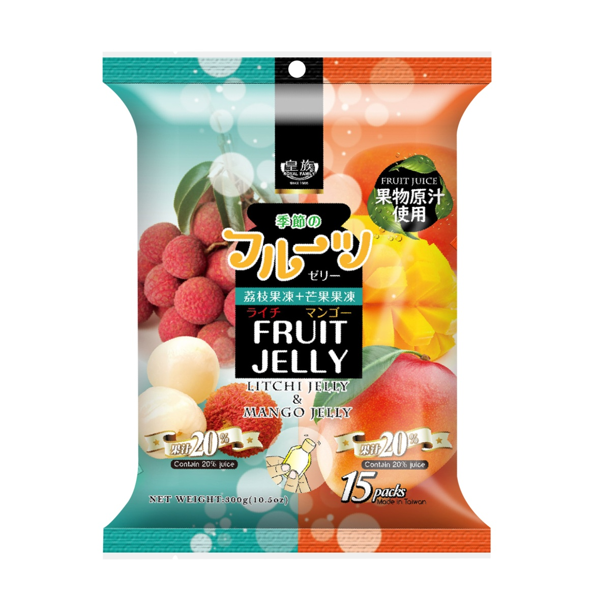 Royal Family Fruit jelly lychee & mango flavour
