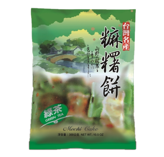 Royal Family Mochi cake green tea flavor (族 麻糬饼 - 绿茶)