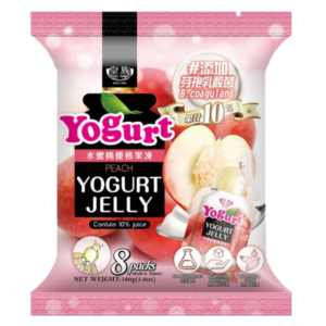 Royal Family Yoghurt jelly peach flavor