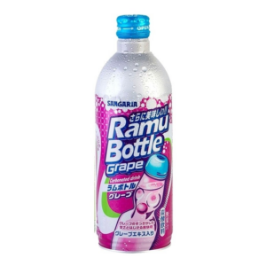 Sangaria Ramu bottle carbonated drink grape flavor