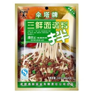 Santapai Noedelsaus - drie zeevruchten saus (伞塔牌 三鲜面调料)