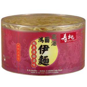 Sau Tao E-fu noodle abalone& chicken soup flavor (寿桃 鮑魚清雞湯味)